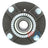 InMotion WA512204 Wheel Bearing and Hub Assembly - Rear