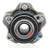 InMotion WA512363 Wheel Bearing and Hub Assembly - Rear