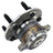 InMotion WA512438 Wheel Bearing and Hub Assembly - Rear