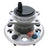 InMotion WA512455 Wheel Bearing and Hub Assembly - Rear Right