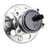 InMotion WA512541 Wheel Bearing and Hub Assembly - Rear Right