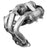 Walker 16417 Catalytic Converter with Integrated Exhaust Manifold - Front