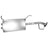 Walker 18963 Exhaust Muffler - Front