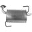 Walker 21744 Exhaust Muffler - Left