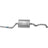 Walker 56279 Exhaust Resonator and Pipe Assembly - Rear