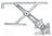 ACI 380131 Window Regulator - Front Right