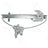 ACI 380248 Window Regulator - Rear Left