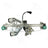 ACI 382368 Power Window Motor and Regulator Assembly - Rear Left