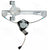 ACI 383380 Power Window Motor and Regulator Assembly - Rear Left