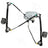 ACI 383427 Power Window Motor and Regulator Assembly - Front Right