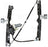 ACI 386924 Power Window Motor and Regulator Assembly - Front Left