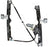ACI 386925 Power Window Motor and Regulator Assembly - Front Right