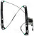 ACI 388097 Power Window Motor and Regulator Assembly - Front Right