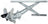 ACI 388274 Power Window Motor and Regulator Assembly - Rear Left