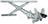 ACI 388275 Power Window Motor and Regulator Assembly - Rear Right