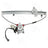 ACI 388684 Power Window Motor and Regulator Assembly - Front Left
