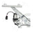 ACI 389567 Power Window Motor and Regulator Assembly - Rear Right