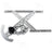 ACI 81318 Window Regulator - Front Left