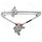 ACI 81813 Window Regulator - Front Right