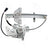 ACI 82141 Power Window Motor and Regulator Assembly - Rear Right