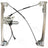 ACI 83296 Power Window Motor and Regulator Assembly - Front Left