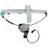 ACI 86820 Power Window Motor and Regulator Assembly - Front Left