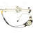 ACI 86824 Power Window Motor and Regulator Assembly - Front Left
