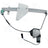 ACI 86846 Power Window Motor and Regulator Assembly - Rear Left