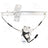 ACI 86877 Power Window Motor and Regulator Assembly - Front Right