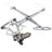 ACI 88006 Power Window Motor and Regulator Assembly - Front Left