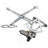 ACI 88007 Power Window Motor and Regulator Assembly - Front Right