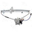 ACI 88241 Power Window Motor and Regulator Assembly - Front Right