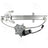ACI 88283 Power Window Motor and Regulator Assembly - Rear Right