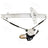 ACI 88300 Power Window Motor and Regulator Assembly - Front Left