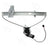 ACI 88439 Power Window Motor and Regulator Assembly - Rear Right