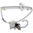 ACI 88462 Power Window Motor and Regulator Assembly - Front Left