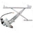 ACI 88464 Power Window Motor and Regulator Assembly - Front Left