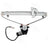 ACI 88498 Power Window Motor and Regulator Assembly - Front Left