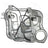 ACI 88997 Power Window Motor and Regulator Assembly - Front Right