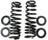 Westar CK-7843 Air Spring to Coil Spring Conversion Kit - Rear