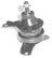 Westar EM-8899 Engine Mount - Front Left