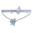 WAI WPR0338R Window Regulator - Front Right