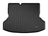 WeatherTech DigitalFit Floor Liners for 2022 2021 2020 2019 2018 2017 Hyundai Ioniq [Covers Cargo (Trunk), Black] | 401076