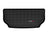 WeatherTech DigitalFit Floor Liners for 2022 Tesla X [Covers Cargo (Trunk), Black] | 401453
