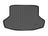 WeatherTech DigitalFit Floor Liners for 2022 Honda Civic [Covers Cargo (Trunk), Black] | 401473