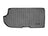 WeatherTech DigitalFit Floor Liners for Town & Country/Grand Caravan [Covers Cargo (Trunk), Black] | 40190