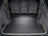 WeatherTech DigitalFit Floor Liners for 2010 2009 2008 2007 2006 2005 2004 Toyota Sienna [Covers Cargo (Trunk), Black] | 40243