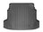 WeatherTech DigitalFit Floor Liners for 2013 2012 2011 2010 Kia Forte [Covers Cargo (Trunk), Black] | 40395