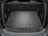 WeatherTech DigitalFit Floor Liners for 2011 2010 2009 2008 2007 2006 Chevrolet HHR [Covers Cargo (Trunk), Black] | 40416