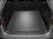 WeatherTech DigitalFit Floor Liners for 2010 2009 2008 2007 Volkswagen Passat [Covers Cargo (Trunk), Black] | 40460